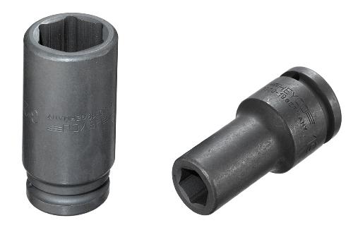 HEYCO 06300191636 IMPACT-Steckschlüssel-Einsätze, extra lang, 1/2"