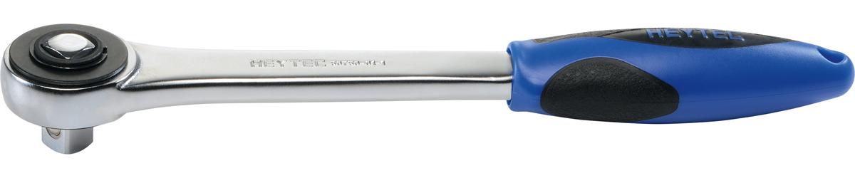 HEYTEC 50750-01 Durchsteckknarre mit Verbindungsvierkant, 2-tlg.