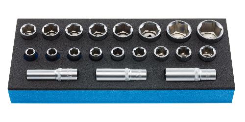 HEYTEC M 50829-12 Steckschlüsselsatz, 20-tlg.