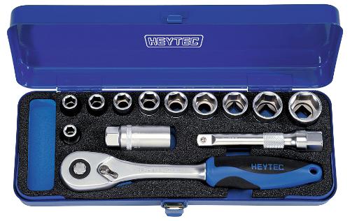HEYTEC 50870-3015 Steckschlüsselgarnitur, 13-tlg.