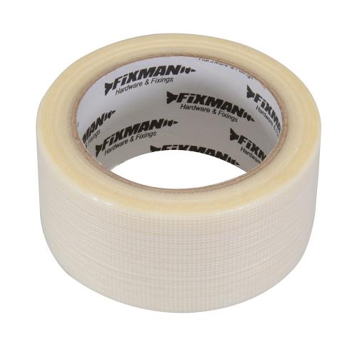 Fixman Robustes Gewebe-Klebeband 50 mm x 20 m, transparent