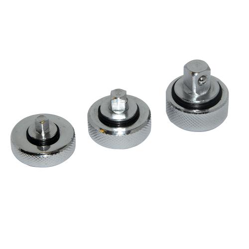 Silverline Fingerratschen ohne Griff, 3-tlg. Satz 1/4, 3/8 u. 1/2 Zoll