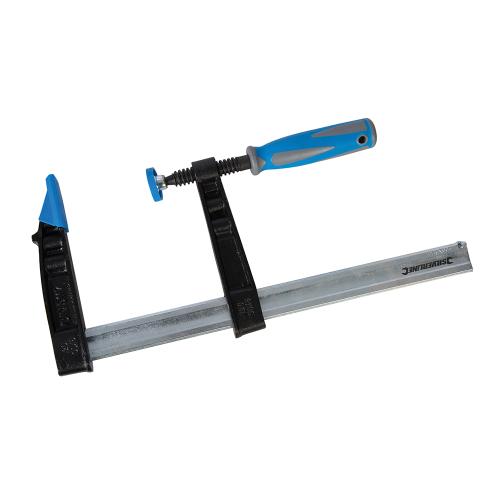 Silverline Robuste Schraubzwinge, extra lange Backen 300 x 120 mm