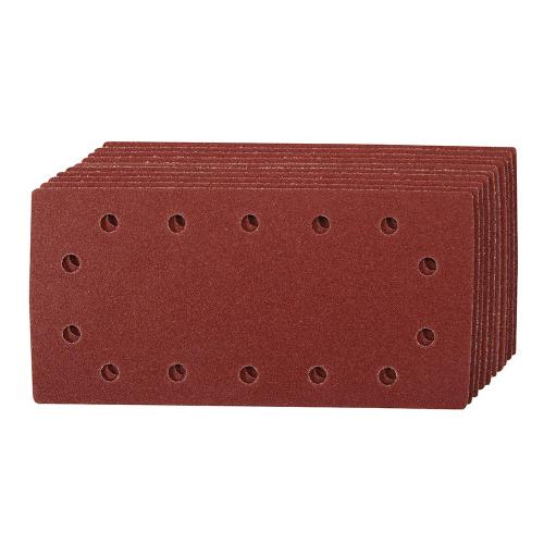 Silverline Klettschleifblätter, gelocht, 115 x 230 mm, 10er-Pckg. 60er-Körnung