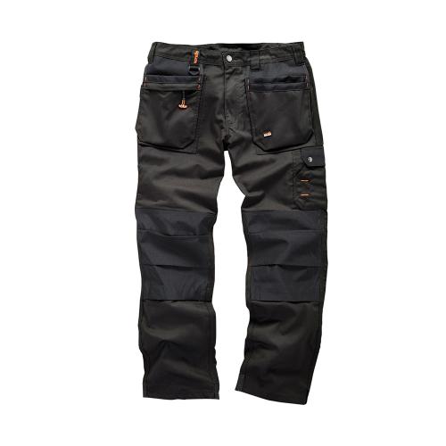 Scruffs Arbeitshose „Worker Plus“, schwarz Größe 102 lang