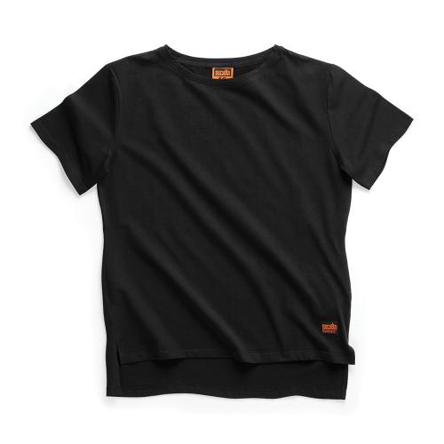 Scruffs Damen T-Shirt „Trade”, schwarz Größe 42
