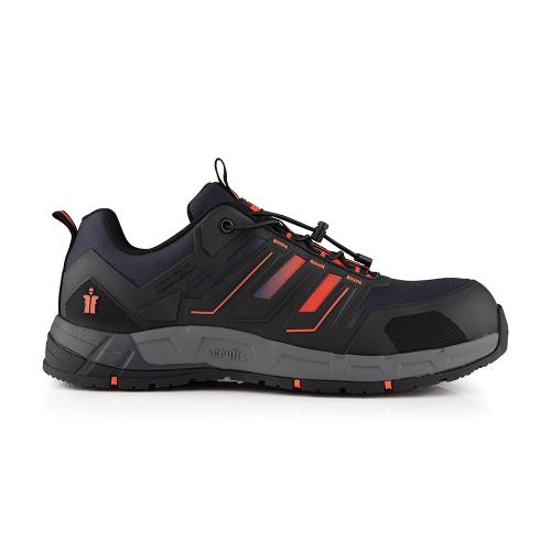 Scruffs Sicherheits-Sportschuh, „Air“, schwarz/orange Größe 47 (12)