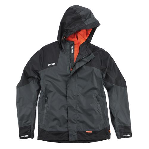 Scruffs Wasserdichte Softshelljacke „Trade Tech“, anthrazit/schwarz Größe S
