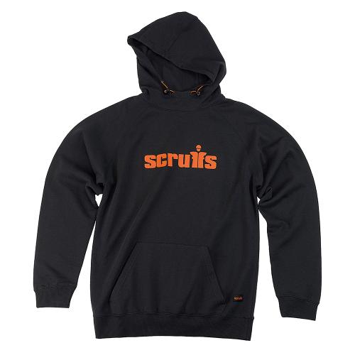 Scruffs Tamworth Logo Hoodie Black Größe M