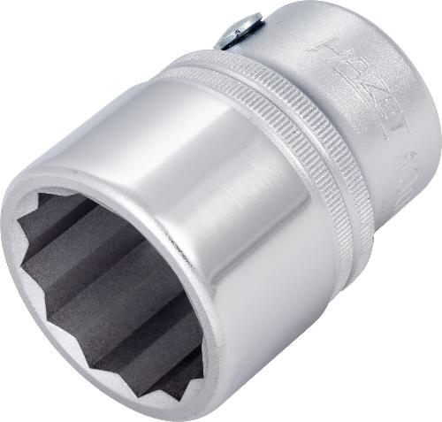 HAZET Steckschlüsseleinsatz 1000AZ-1.1/4 ∙ 3/4 Zoll (20 mm) Vierkant hohl ∙ Außen Doppelsechskant Profil ∙ SW 1.<sup>1</sup>⁄<sub>4</sub>″