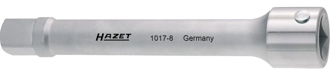 HAZET Verlängerung 1017-8 ∙ 3/4 Zoll (20 mm) Vierkant hohl ∙ 3/4 Zoll (20 mm) Vierkant massiv ∙ Länge: 200 mm