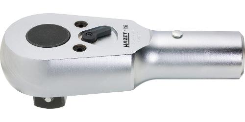 HAZET Umschalt-Knarrenkopf 1116 ∙ 1 Zoll (25 mm) Vierkant massiv ∙ Länge: 195 mm