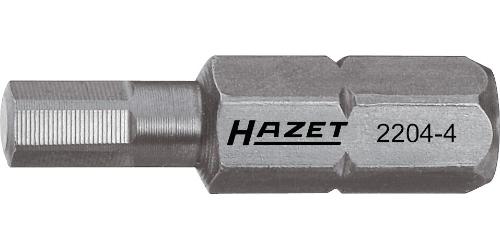 HAZET Bit 2204-5 ∙ 1/4 Zoll (6,3 mm) Sechskant massiv ∙ Innen Sechskant Profil ∙ SW 5 mm