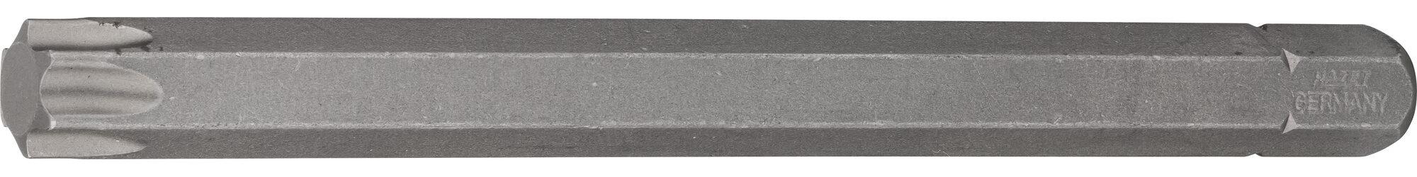 HAZET Bit 2224SLG-T50 ∙ 5/16 Zoll (8 mm) Sechskant massiv ∙ Innen TORX® Profil ∙ SW T50