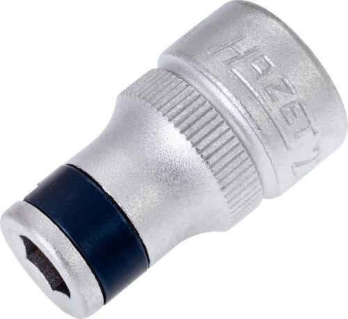 HAZET Adapter 2250-2 ∙ 3/8 Zoll (10 mm) Vierkant hohl ∙ 1/4 Zoll (6,3 mm) Sechskant hohl ∙ Länge: 30 mm