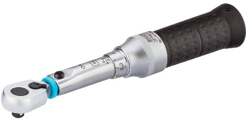HAZET Drehmomentschlüssel 6106-1CT ∙ Drehmomentbereich min-max: 1 – 6 Nm ∙ Genauigkeit: 4% ∙ 1/4 Zoll (6,3 mm) Vierkant massiv ∙ Länge: 197 mm