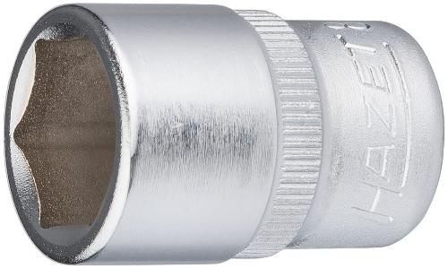 HAZET Steckschlüsseleinsatz 850-12 ∙ 1/4 Zoll (6,3 mm) Vierkant hohl ∙ Außen Sechskant-Tractionsprofil ∙ SW 12 mm