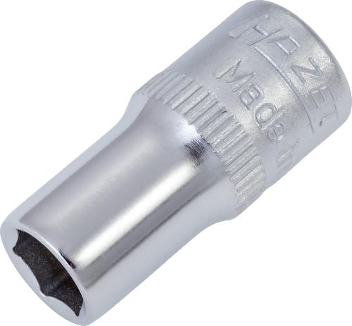 HAZET Steckschlüsseleinsatz 850A-1/4 ∙ 1/4 Zoll (6,3 mm) Vierkant hohl ∙ Außen Sechskant-Tractionsprofil ∙ SW <sup>1</sup>⁄<sub>4</sub>″