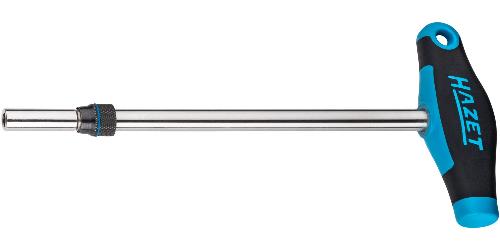 HAZET Teleskop Bithalter mit T-Griff 866BH-14 ∙ 1/4 Zoll (6,3 mm) Sechskant hohl