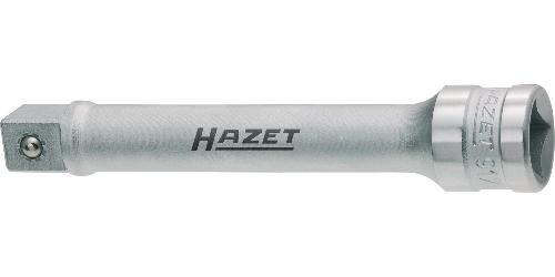 HAZET Verlängerung 917-5 ∙ 1/2 Zoll (12,5 mm) Vierkant hohl ∙ 1/2 Zoll (12,5 mm) Vierkant massiv ∙ Länge: 123 mm