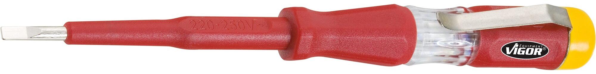 VIGOR Spannungsprüfer ∙ V1138 ∙ Schlitz Profil ∙ SW 0,5 x 3 mm