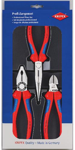KNIPEX 00 20 11 Montage-Paket 1 x 03 02 180, 1 x 26 12 200, 1 x 70 02 160 (SB-Karte/Blister)