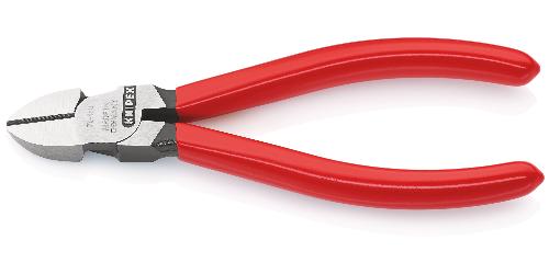 KNIPEX 70 01 140 EAN Seitenschneider mit Kunststoff überzogen schwarz atramentiert 140 mm