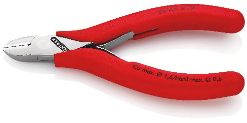 KNIPEX 77 01 115 Elektronik-Seitenschneider mit Kunststoff-Hüllen 115 mm
