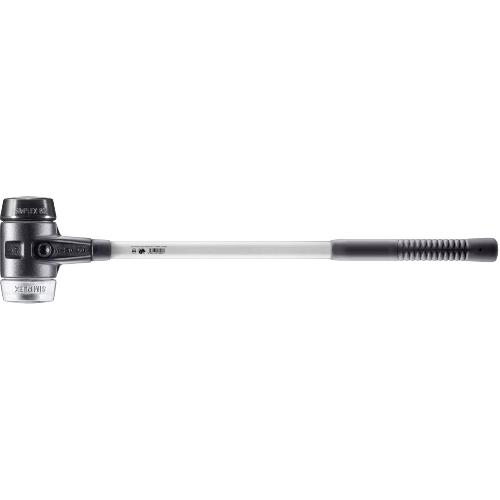 HALDER SIMPLEX-Vorschlaghammer, Gummikomposition / Weichmetall; mit verstärktem Tempergussgehäuse und Fiberglasstiel | D=80 mm | 3729.081
