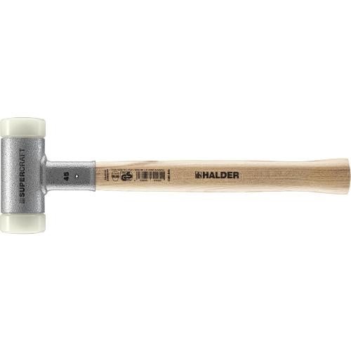 HALDER SUPERCRAFT-Schonhammer, mit schwingungsdämpfendem, ergonomisch geformtem und lackiertem Hickorystiel | D=45 mm | 3366.045