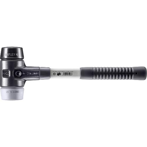 HALDER SIMPLEX-Schonhammer, Gummikomposition / TPE-mid; mit verstärktem Tempergussgehäuse und Fiberglasstiel | D=60 mm | 3723.060