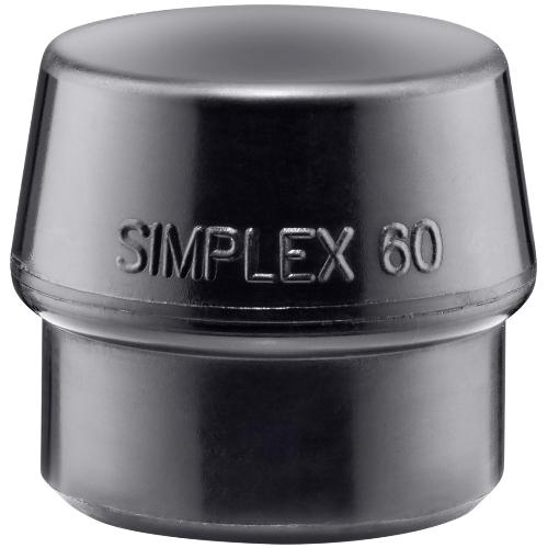 HALDER SIMPLEX-Einsatz, Gummikomposition, schwarz | D=60 mm | 3202.060