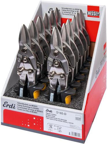BESSEY Figurenscheren Verkaufsdisplay D16S-D
