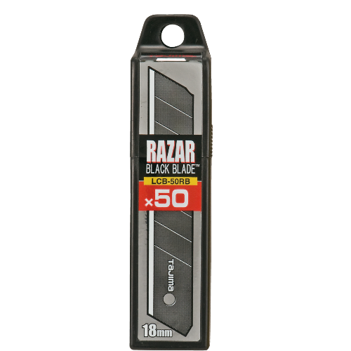 TAJIMA LCB50RB-50H CUTTERKLINGEN 18 mm Razar Black Blade LCB50RB-50H
